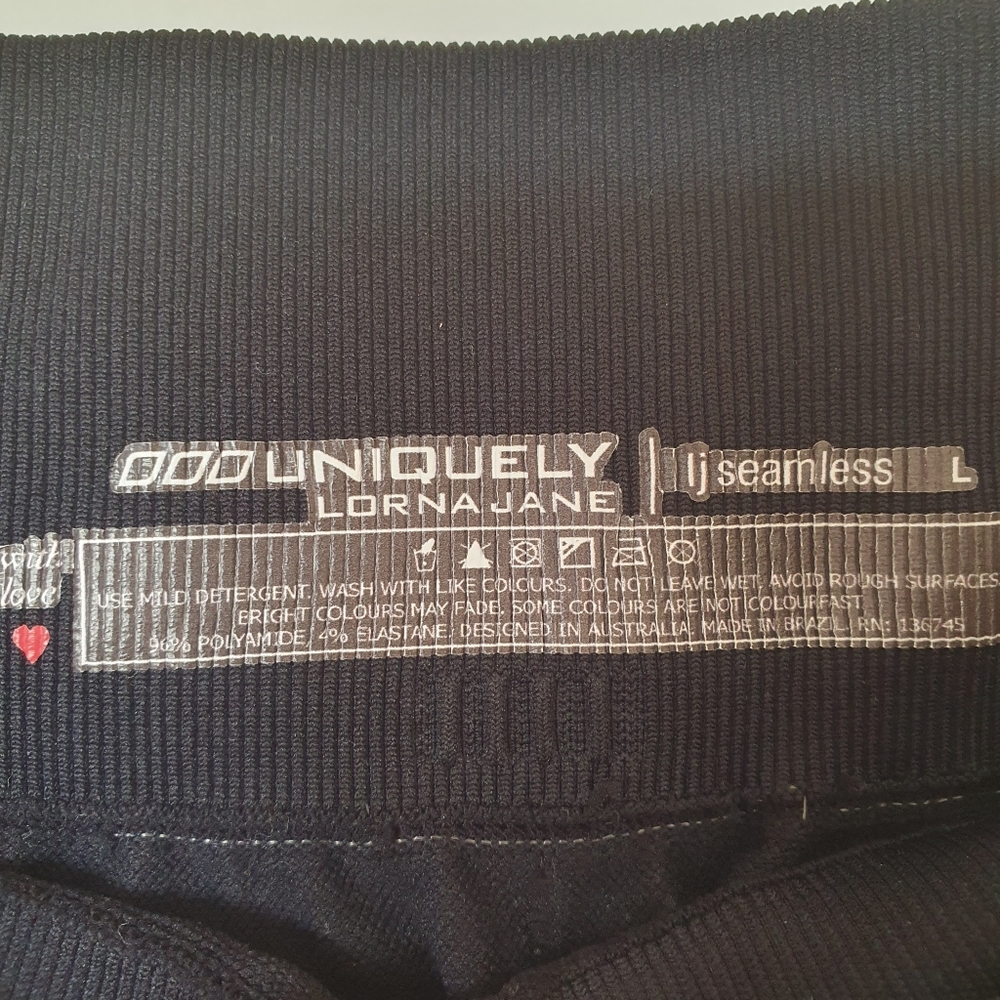 Lorna Jane Activewear Leggings Seamfree Size L - Picture 3 of 3